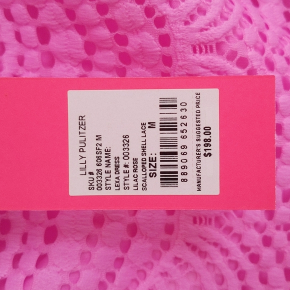 Lily Pulitzer Off Shoulder Scallop Lace Lexa Dress - Picture 5 of 8